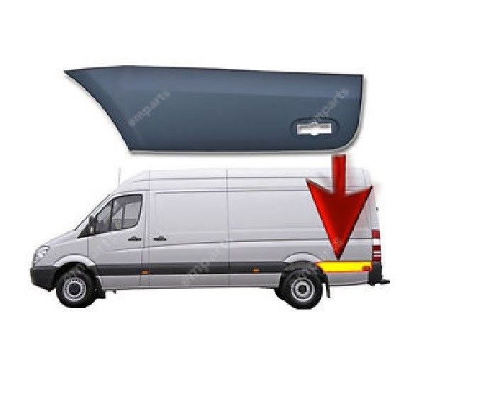 MERCEDES - SOL ARKA ÇAMURLUK KAPLAMA CRAFTER / SPRİNTER 2006- - 9066901582 / 9066901962
