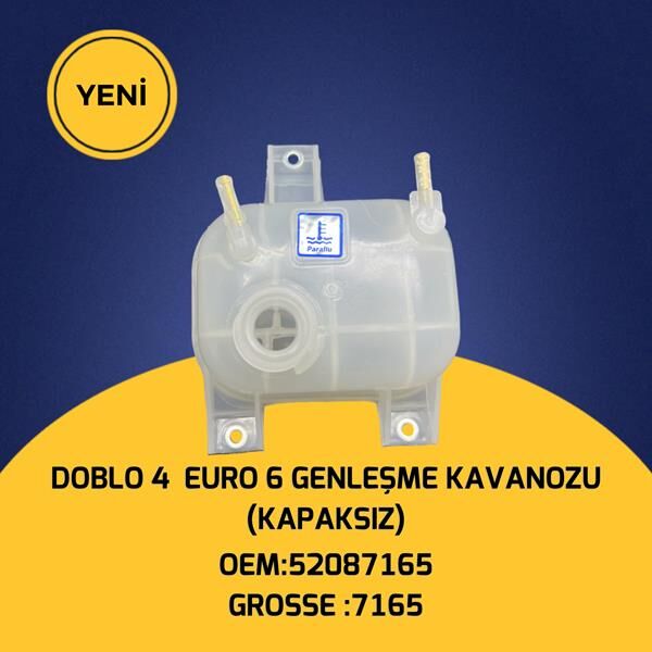RADYATÖR EK SU DEPOSU GENLEŞME KAVANOZU (KAPAKLI) DOBLO IV 1.3 (EURO 6)