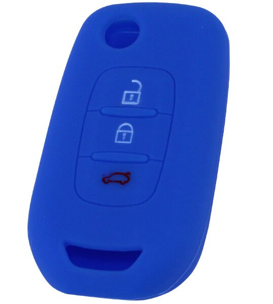 KONTAK ANAHTAR KUMANDA KORUYUCU KILIF SİLİKON MAVİ RENAULT MEGANE IV- KALEOS- CAPTUR- CLIO V  HMA206-M