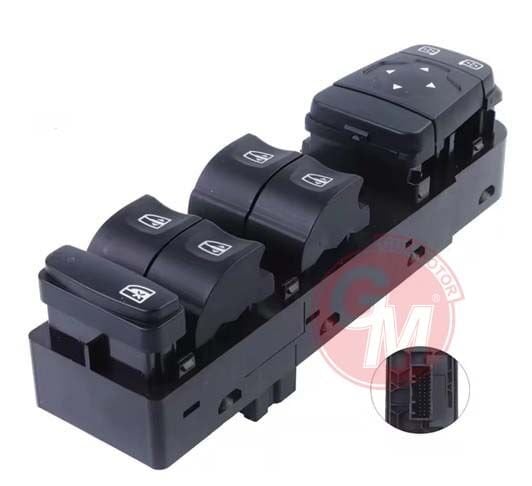 ÖN SOL CAM AÇMA DÜĞMESİ VE AYNA KUMANDA PANELİ RENAULT MEGANE IV 16> TALISMAN 15> KADJAR 15> SCENI C IV 16>