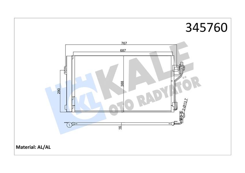 KLIMA RADYATORU MERCEDES VITO W639 03>