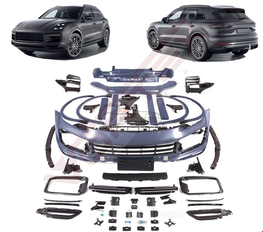 PORSCHE - CAYENNE 2018-2022 İÇİN TURBO BODY KIT - 