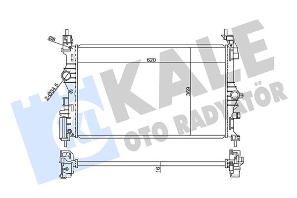 MOTOR SU RADYATÖRÜ OPEL CORSA E 14>19 ADAM 14>18 1.0 B10XFL-XFT F10XFL-D10XFT 1.3 B13DTC-B13DTN-B13D TE-B13DTR