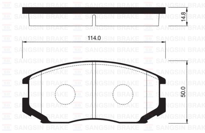 ÖN FREN BALATA DAIHATSU TERIOS 1.3L HCEJ K3-VE J100. J102 97-05