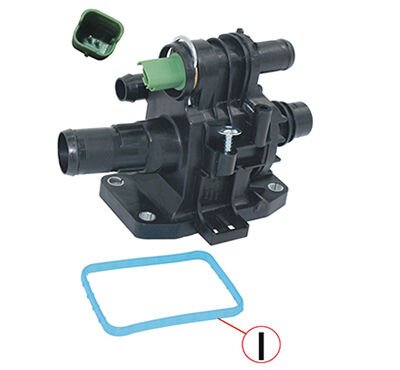 TERMOSTAT KOMPLE MÜŞÜRLÜ BERLINGO-C3-C4-C5-FIESTA-FOCUS-206-207-307-407 1.6HDİ (83c)