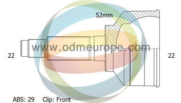 AKS SOL Astra F 1.4 1991-1999 MT A:22 C:584 B:22 - OEM 374178,374211,90350865,90444327,90350905