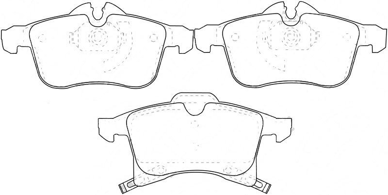 ÖN FREN BALATASI ASTRA H 04> MERIVA A-B 03> ZAFIRA 05> CORSA C-D 03> COMBO C-D 04>