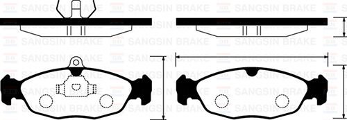 ÖN FREN BALATA OPEL ASTRA F / CORSA A B / VECTRA A / TIGRA 94-00 / COMBO 1.4L 1.6L 1.7L D 92-00