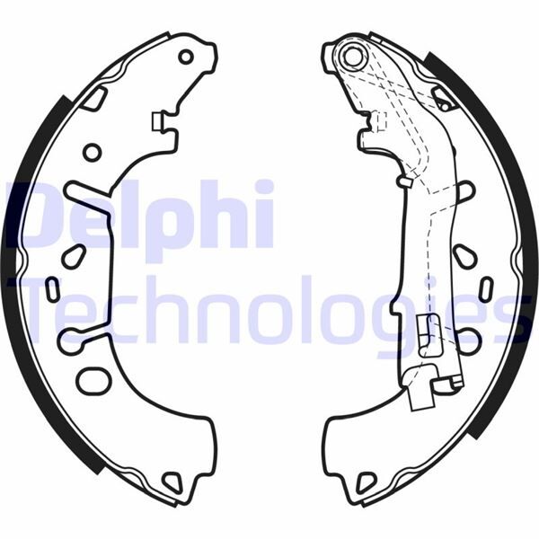FREN BALATASI ARKA PABUÇ FIORINO 1.3D MULTİJET 1.4 08> BIPPER-NEMO 1.4-1.4HDI 08>