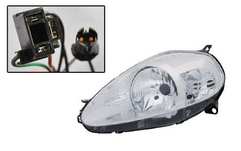 FAR SOL FIAT GRANDE PUNTO 04>10 ELEKTRİKLİ H4 KROM  51701593