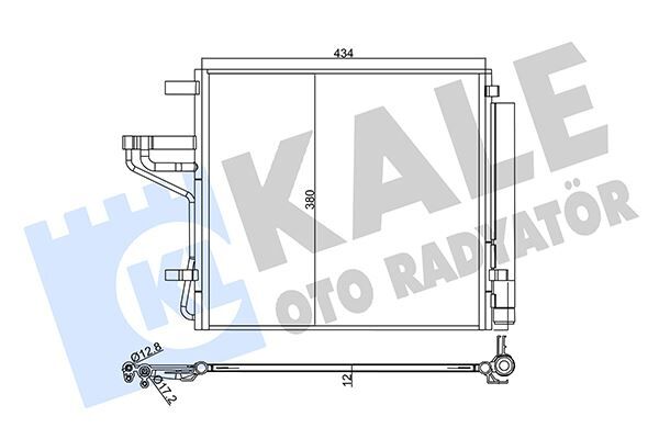 KONDENSER KIA PICANTO 1.0 1.2 MPI 17- AL/AL  97606G6050