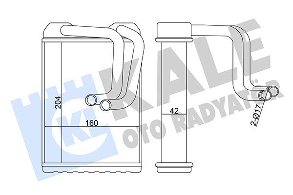 KALORİFER RADYATÖRÜ HONDA ACCORD 2.0L F20A CB3 90-93 - ALEMİNYUM  79110SM4A01