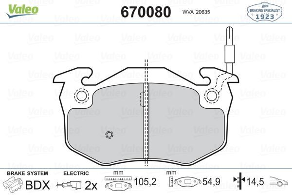 GDB1357 ÖN BALATA GOLF IV BORA 97-6.05 POLO 99 > OCTAVIA 97 >LEON TOLEDO 99-06 IBIZA 02 > AUDI