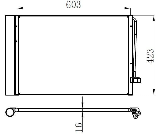 KLIMA RADYATORU BMW M54 N62 N73 E60 E65 E63 E64