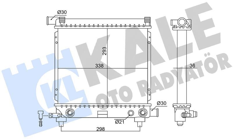 MOTOR SU RADYATORU MERCEDES M111 W124 S124 KLIMASIZ