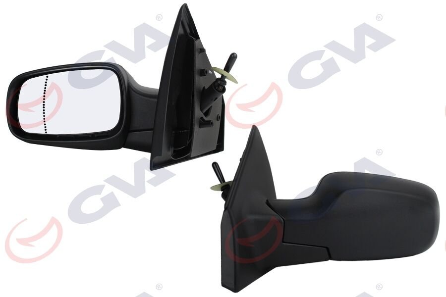 DIŞ DİKİZ AYNASI SOL RENAULT CLIO III 05> MEKANİK ASFERİK 2 FİŞ VM-6136AL 2 FİŞ VM-6136AL