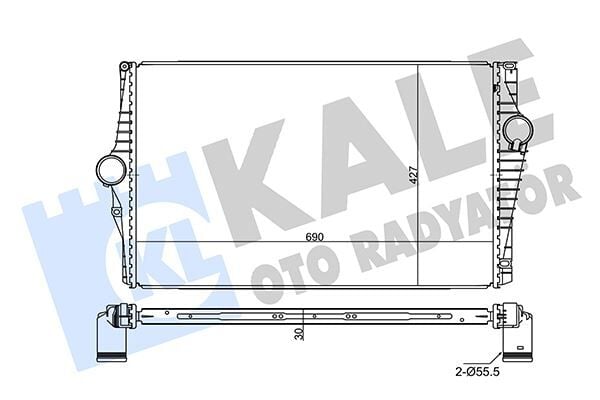TURBO RADYATÖRÜ VOLVO XC90 I D3 D5 2002-2014 XC90 T6 2002-2006  8627375-30741579-30748808-31274553