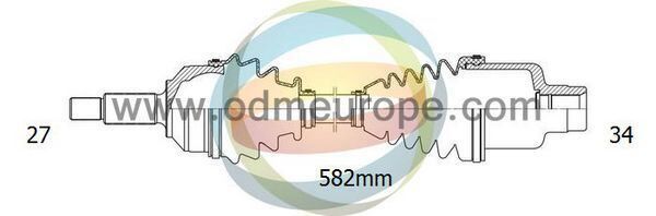 AKS SOL Focus I 2.0 16v RS 2002-2005 MT A:27 C:585 B:35 - OEM 96BG3B436ABB,1014109
