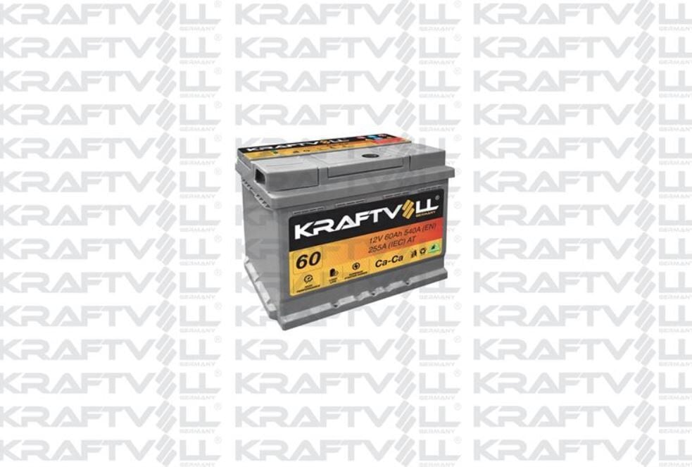 AKU 12V 60AH L2 242X175X190 TAM KAPALI - OEM AKU