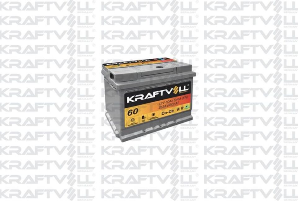 AKU 12V 60AH L2 242X175X190 TAM KAPALI - OEM AKU