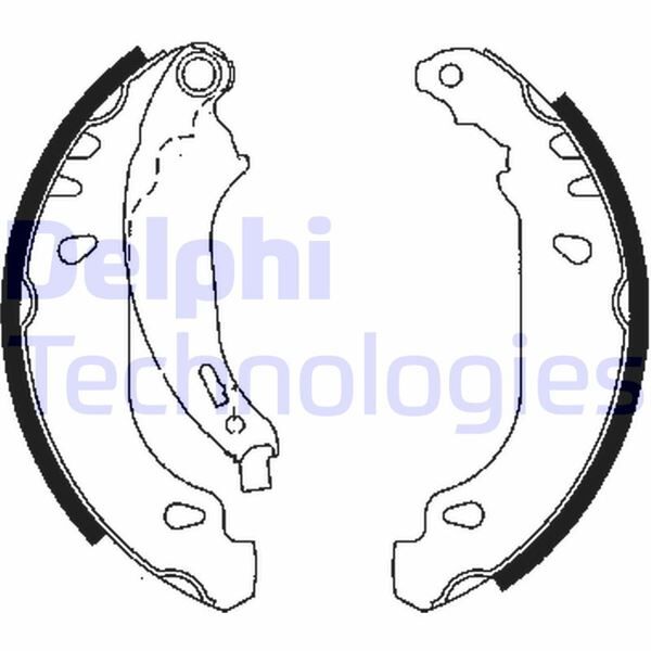 ARKA PABUÇ BALATA P206 1.4İ 1.6İ 1.4HDİ 1.9D 98 >02 > 206 1.4 1.4HDİ 09 > ABS SİZ ARAÇLAR 180x32