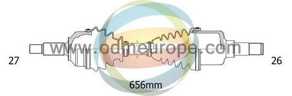 AKS SOL Kuga I 2.0 16V TDCi 2008-2013 MT A:27 C:656 B:26