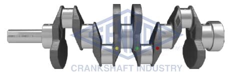 KRANK MİLİ HYUNDAI H100. STAREX 2.5L D4BH TC TCI 04-12 / GALLOPER 99-03 / KIA BONGO. K2500 TCI 03-> / MITSUBISHI L200 2.5L 4D56 K64T K74T 96-07 / L300 2.5L 4D56 P15V 86-06 DÖVME ÇELİK  2311142010-2311142011