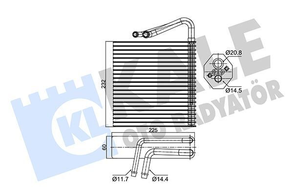 EVAPORATOR MEGANE II-SCENIC II  7701207874