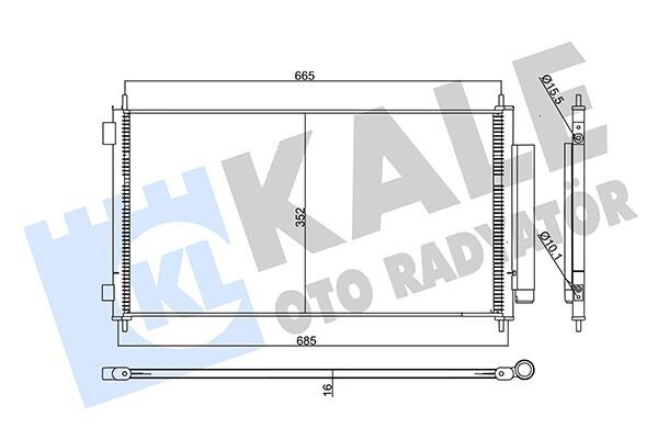 KONDENSER HONDA CR-V III 2.0 2.2 06- AL/AL  80110SWWG01-80110SWWG02-80110SWYG01