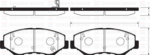 ÖN FREN BALATA HONDA CIVIC 1.6L R16B 4 kapı sedan benzinli FC5 kasa 16-> / CR-V 2.0L K20 RD kasa 02-06