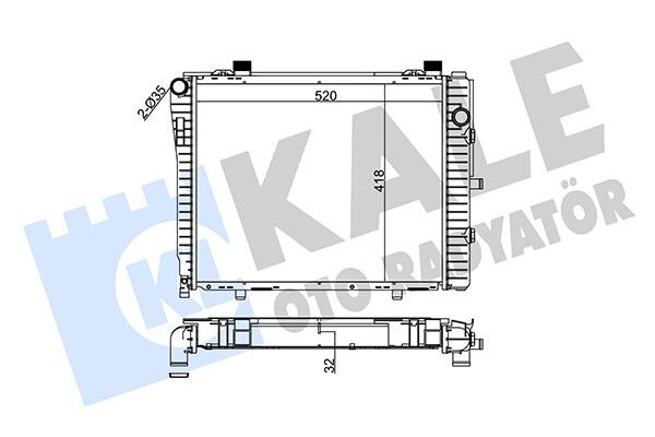 MOTOR SU RADYATORU MERCEDES W202 S202 C208 A208  A2025005203