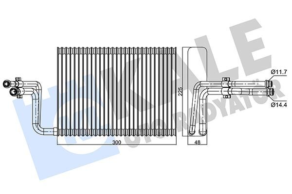 EVAPORATOR BMW E81 E82 E87 E90 F20 E84 F25  64119256346-64119290888