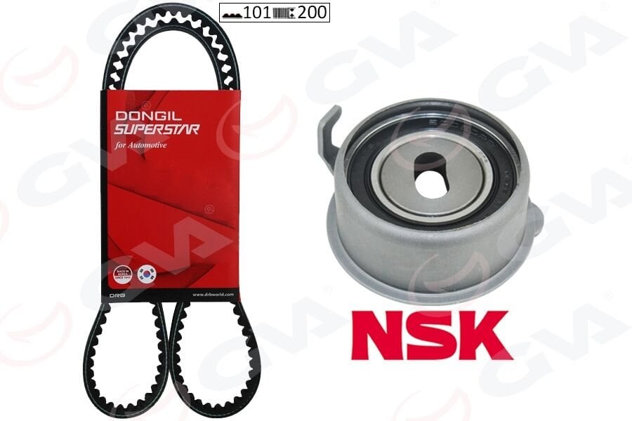 TRİGER KAYIŞ SETİ EKSANTRİK SETİ HYUNDAI ATOS 1.1L G4HG 02-09 / İ10 1.1L G4HG 08-13 / KIA PICANTO 1.1L G4HG 05-> 1 KAYIŞ 1 RULMAN 101x200