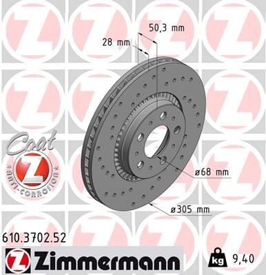 ÖN FREN AYNASI VOLVO S60 00-10 S80 98-06 V70 97-07 XC70 00-07 305x25x5DLx BÜYÜK TİP DELİKLİ -986478494-DF4053S  274170-274559-31262707-31262716