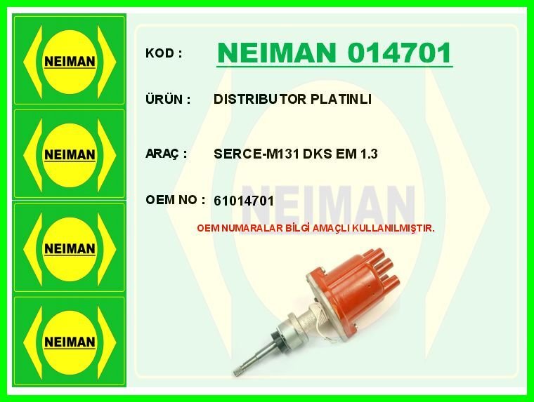 DISTRIBUTOR PLATINLI SERCE-M131 DKS EM 1.3