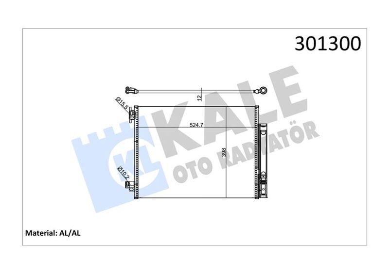 KLİMA RADYATÖRÜ KONDENSER RENAULT CLIO IV 12> CAPTUR I 13> SYMBOL III 14> DACIA LOGAN MCV II 14> DOKKER 12> DUSTER 10> SANDERO II 12> 0.9TCe 1.0SCe 1.2TCe 1.5dCi 1.6