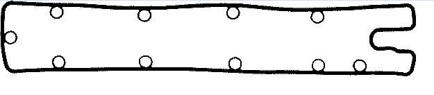 KÜRBÜTÖR ÜST KAPAK CONTASI P206-P307-P406-P407-P607-P806-P807-EXPERT-JUMPY-C4-C5-C8 1.8-2.0-2.2 16V EW10-EW7-EW12