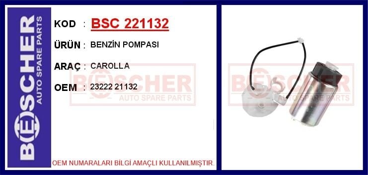 BENZİN POMPASI CAROLLA