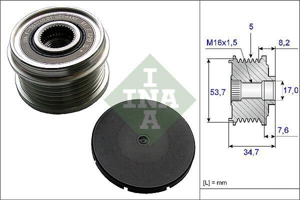 ALTERNATÖR KASNAĞI RULMANLI CORSA D-MERIVA B 1.4 10> 5 KANAL