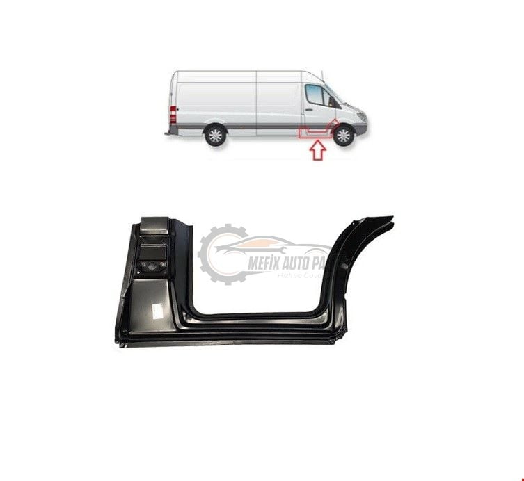 MERCEDES - ÖN KAPI FRANGART ALT SAĞ SPRİNTER 2006- - A9066302600