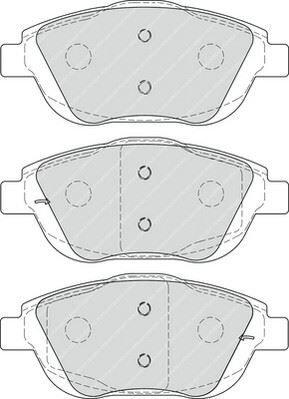 ÖN FREN BALATASI CORSA F 19> CROSSLAND 17> MOKKA 20> C3 II-III-AIRCROSS 09> C4 14> 208 19> 2008 19> DS3 15> 15 İNÇ 283mm
