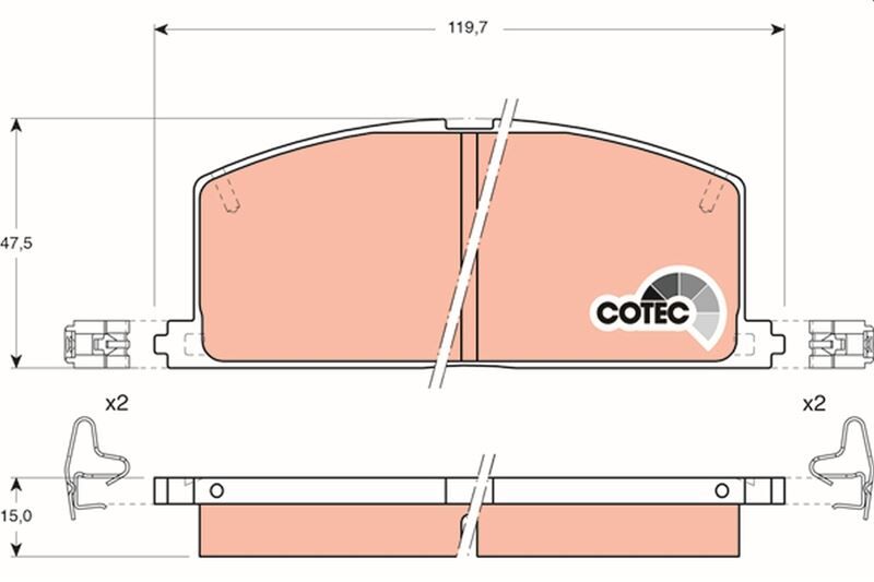 ÖN BALATA SUBARU FORESTER 2.0.2.0S 2.0D 2.5 02 >09 > IMPREZA 2.0 00 > 2.0D 2.0R 08 > OUTBACK LEGACY