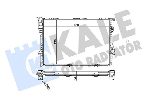 MOTOR SU RADYATORU BMW M51 D25 E38 96>01 E39 96>03  17002246010