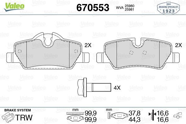 FREN BALATASI ARKA MINI F55 F56 F57