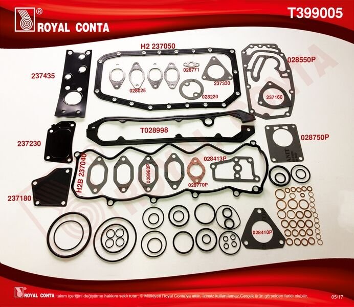 MOTOR TAKIM CONTA SKC SİZ DUCATO 2.8 D 98-02