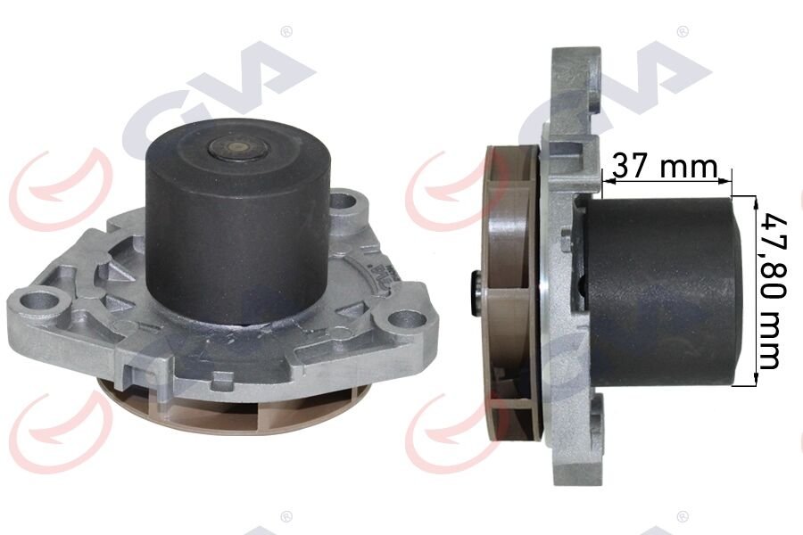 DEVİRDAİM SU POMPASI FIAT DOBLO 10>BRAVO II 07>14 500L-x 12>18 EGEA 15>OPEL ASTRA H-J-INSIGNIA 08> INSIGNIA 08>VECTRA C 04>ALFA ROMEO 159 GIULIETTA 10>MITO 11>JEEP RANEGADE 1.6D MTJ 1.9D MTJ 2.0 CDT