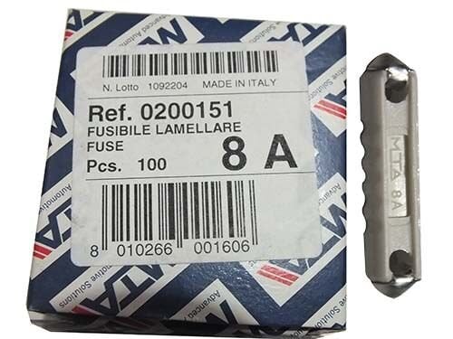 0200151 TAŞ SİGORTA 8 AMPER BEYAZ