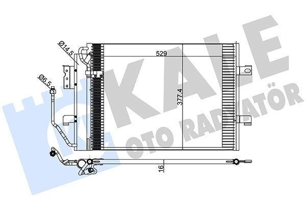 KLIMA RADYATORU MERCEDES A-CLASS W168 97>04  A1685000454