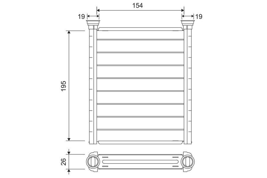KLİMA RADYATÖRÜ KONDANSATÖRÜ RADYATÖRÜ RENAULT TRAFIC II 01>14 OPEL VİVARO 01>14 1.9dCi