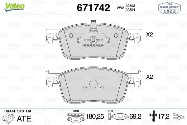 ÖN FREN BALATASI FIAT SCUDO 23> ZAFIRA LIFE 19> VIVARO C 19> JUMPY III 16> EXPERT 16> TOYOTA PROACE 16> 304 mm  1613260780-1680791780-155253709